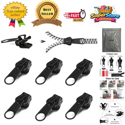 6pcs zipper repair kit - zipper,