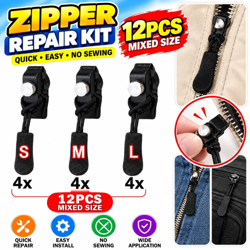 Universal zipper repair kit - universal,