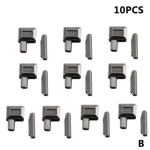 Pairs zipper stopper open - 10,